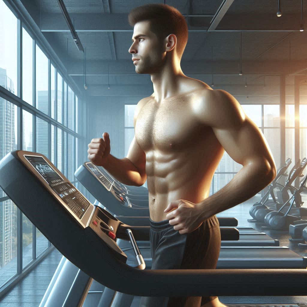 Man on Treadmill